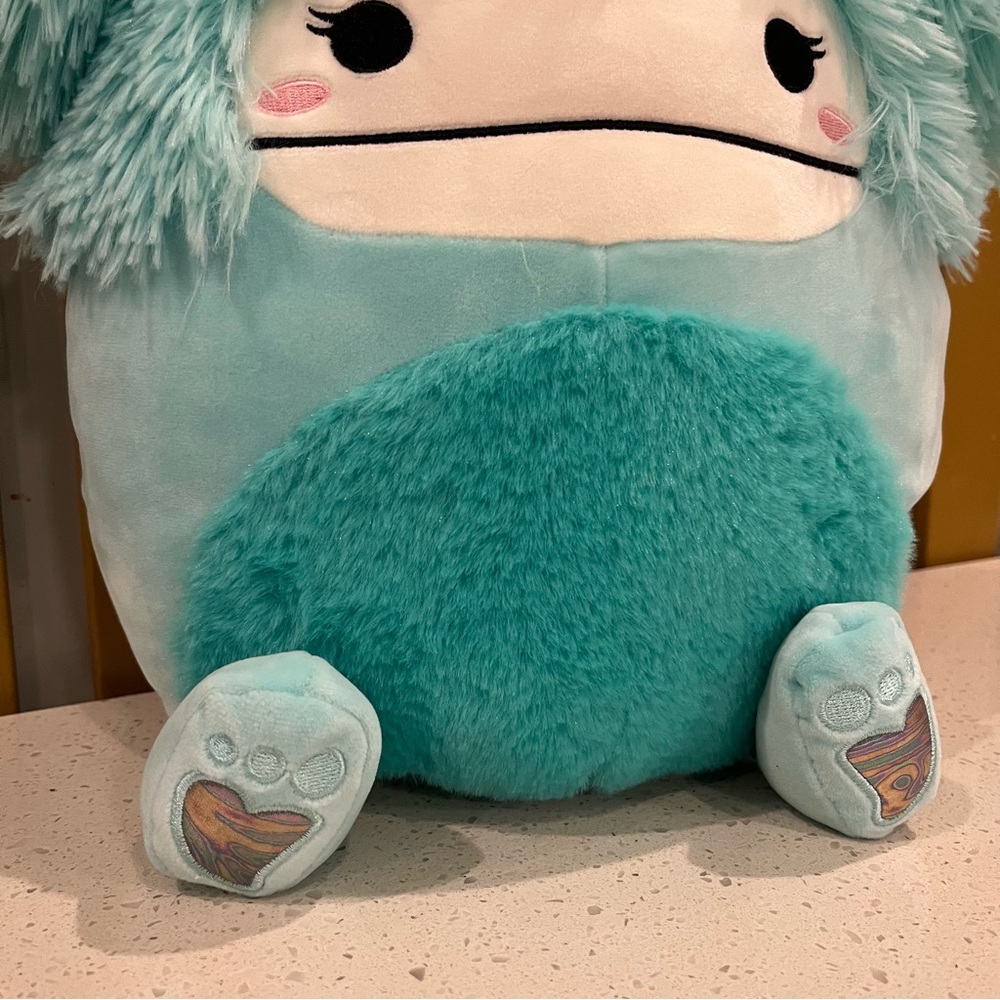Squishmallow Joelle 12 Inch Blue Bigfoot Yeti! - Picture 3 of 8